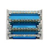Шина на DIN-рейку в корпусе (кросс-модуль) 4х11 Rexant 11-2304-11
