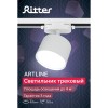 Светильник трековый ARTLINE поворотный 85х85х55мм GX53 230В алюм. 4кв.м бел. Ritter 59857 6