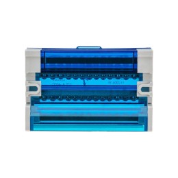 Шина на DIN-рейку в корпусе (кросс-модуль) 4х15 Rexant 11-2304-15