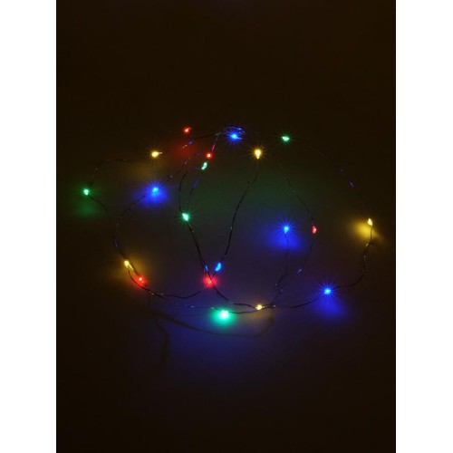 Гирлянда "Нить" LDM020M-BO 20RGB минидиодов 1.9м IP20 SHLights 4690601042125