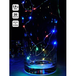Гирлянда "Нить" LDM020M-BO 20RGB минидиодов 1.9м IP20 SHLights 4690601042125