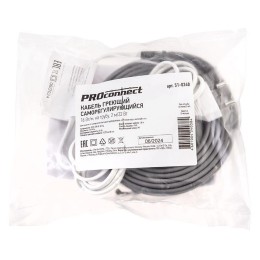 Кабель греющий саморегулирующийся 16Вт/м на трубу 2 м/32Вт PROCONNECT 51-0240