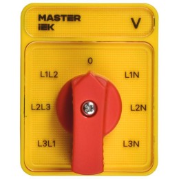 Переключатель кулачковый 16А (сх. 66) стандартная рукоятка IEK MI-CS10-016-066