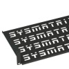 Полка 19дюйм консольная перф. 1U глубина 200мм (RAL 9004) черн. SYSMATRIX SH 2003.900