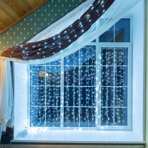 Гирлянда светодиодная "Твинкл Лайт" 20м 160LED бел. 10Вт 220-240В IP20 с контроллером 8 режимов пров