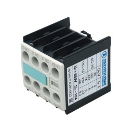 Блок-контакт 3RH1911-1FA40 4п 4НО IP20 для контакторов типоразмера S00 фронтальный винтовые клеммы Э