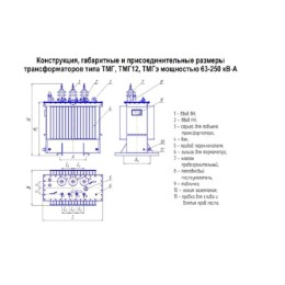 Трансформатор ТМГ-63/10/0.4 У/Zн-11 У1 ЭЛЕКТРОЩИТ Чехов