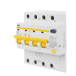 Выключатель автоматический дифференциального тока 4п C 25А 100мА тип AC 4.5кА АД-14 KARAT IEK MAD10-