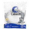 Патч-корд U/UTP кат.5E PC-UTP-RJ45-Cat.5e-3m-LSZH 2хRJ45/8p8c неэкранир. LSZH 3м сер. Cabeus 8866c