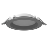 Светильник светодиодный DL-01 Pro 160мм 15Вт 3000К 176x51мм IP65/40 круглый встраив. с опаловым расс