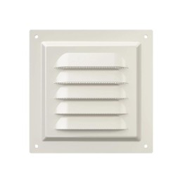 Решетка вентиляционная с покрытием полимерной эмалью с сеткой 125х125 сталь ERA 1212МЭ Ivory