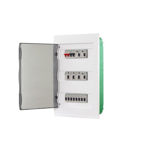 Бокс встраиваемый СП City9 Box 3 ряда 36мод. с прозр. дверцей SE EZ9E312S2FRU