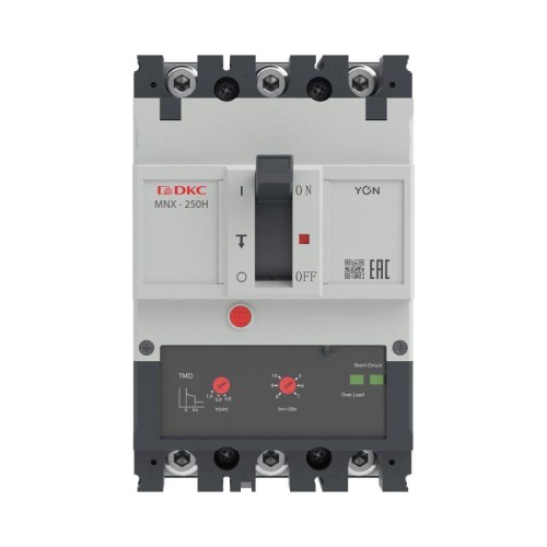 Выключатель автоматический 3P 250А 150кА pro MNX250H при AC415V расцепитель TMD YON MNX250H3PTMD0250