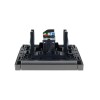 Розетка компьютерная RJ45 кат.5E FORTE&PIANO FP532 сталь IEK FP-K10-1-K46