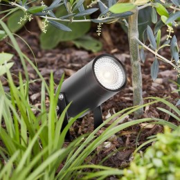 Светильник Scope 1х20Вт GU10 IP65 ландшафтный Maytoni O025FL-01B