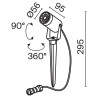 Светильник Scope 1х20Вт GU10 IP65 ландшафтный Maytoni O025FL-01B