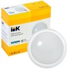 Светильник светодиодный ДПО 5060 24Вт 4000К IP65 круг бел. IEK LDPO0-5060-24-4000-K01