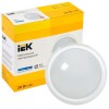 Светильник светодиодный ДПО 5071 28Вт 6500К IP65 круг бел. IEK LDPO0-5071-28-6500-K01