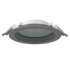 Светильник светодиодный DL-01 Pro 160мм 20Вт 3000К 176x51мм IP65/40 круглый встраив. RAL7045 сер. му