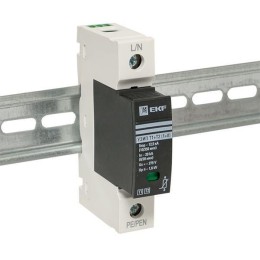 Устройство защиты от импульсных перенапряжений Т1+Т2; Iimp-12.5kA; In-20kA; Uc-275В; 1+0 PROxima EKF