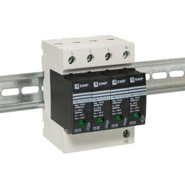 Устройство защиты от импульсных перенапряжений Т1+Т2; Iimp-12.5kA; In-20kA; Uc-275В; 3+1 PROxima EKF