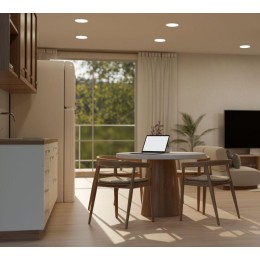 Светильник встраиваемый под лампу GX70 хром IEK LUVB0-GX70-1-K23