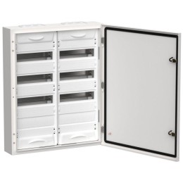 Корпус ЩРн-96 (2х48) TITAN 5 710х570х140 IP54 одна дверь метал. бел. IEK TI5-50-N-2X048-54