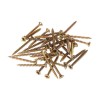 Саморез универсальный 3.5х35 желт. цинк (уп.25шт) Kranz 1111-3535-5