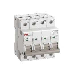 Выключатель автоматический 4п C 32А 10кА AV-10 DC AVERES EKF mcb10-DC-4-32C-av
