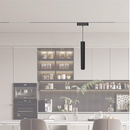 Светильник светодиодный трековый MTR16 2408P-1m 8Вт 4000К 24град. BL IP20 низковольтный Pro черн. Ja