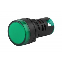 ЭРА Лампа AD22DS(LED)матрица d22мм зеленый 12В AC/DC (10/1000/12000)