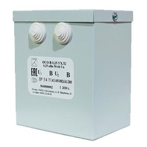 Трансформатор ОСО В-0.25 УХЛ2 220/24. IP54 Электротехник ET014051