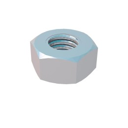 Гайка шестигранная М8 DIN 934 G8 INOX A2 сталь (уп.200шт) КМ LO10731