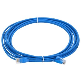 Патч-корд кат.5E UTP LSZH 5м slim язычок син. ITK PC03-C5EUL-5M-SL-WT