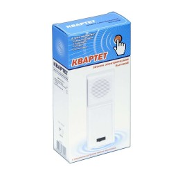 Звонок проводной Квартет с переключателем 4-х типов звучания 220В 80-90дБА бел. Тритон КВ-01С