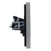 Розетка компьютерная 2-м RJ45 кат.5E FORTE&PIANO FP533 сталь IEK FP-K20-1-K46
