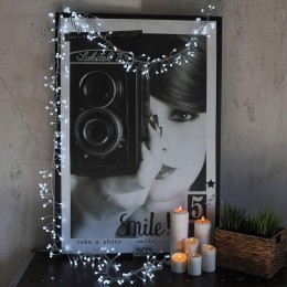 Гирлянда светодиодная "Мишура LED" 3м 288LED бел. 18Вт 220-240В IP20 провод ПВХ прозр. Neon-Night 30