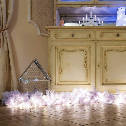 Гирлянда светодиодная "Мишура LED" 3м 288LED бел. 18Вт 220-240В IP20 провод ПВХ прозр. Neon-Night 30