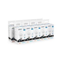 Лампа светодиодная Elementary 7Вт A60 грушевидная 6500К холод. бел. E27 560лм GAUSS 23237A