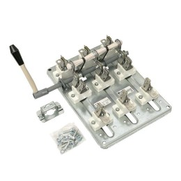 Разъединитель-предохранитель РПБ-1 100А левый привод без ППН Basic EKF rpb-r-100l