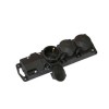 Колодка 3-м 16А IP44 250В с заземл. каучук черн. Bylectrica Р16-381