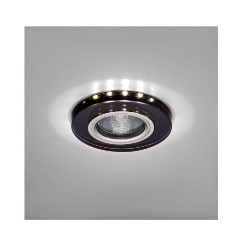 Светильник Bohemia LED 51 6 71 декор. гладк. стекло со светодиод. подсвет. MR 16 черн. ИТАЛМАК IT870