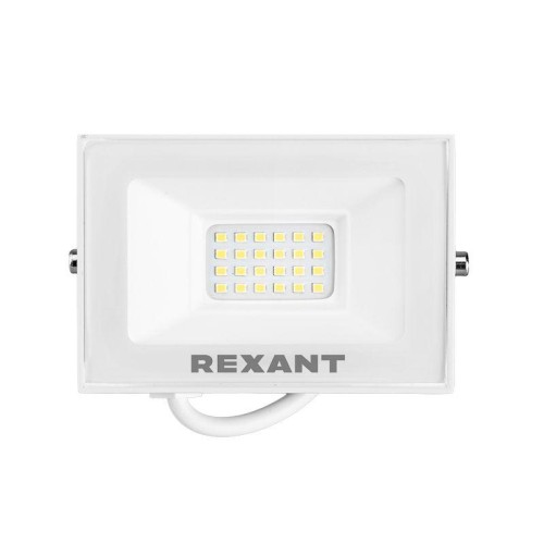Прожектор СДО 30Вт 2400лм 5000К бел. корпус Rexant 605-025