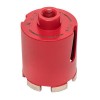 Коронка алмазная для дрелей с микроударом DCH-68MH Micro Hit Laser M16 Professional EKF dch-68-mh-m1