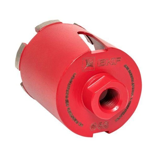 Коронка алмазная для дрелей с микроударом DCH-68MH Micro Hit Laser M16 Professional EKF dch-68-mh-m1