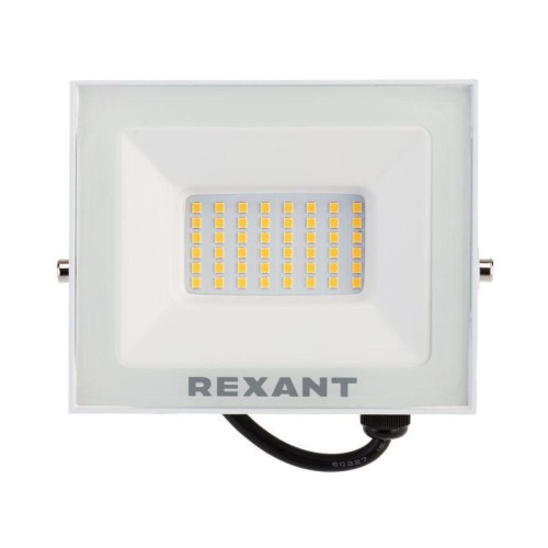 Прожектор СДО 50Вт 4000лм 2700К бел. корпус Rexant 605-035