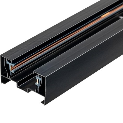 Шинопровод трековый накладной 1ф ARTLINE с питанием и заглушкой 2м алюм./медь с держателями с пласти