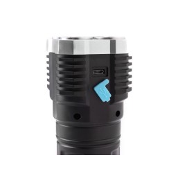 Фонарь аккумуляторный LED51525 4В 4LED+COB 3Вт 4 реж. Micro USB черн. (бокс) Ultraflash 15195