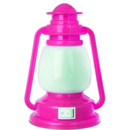 Светильник светодиодный NL-170 "Фонарик" 220В ночник с выкл. розов. Camelion 12526