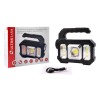 Фонарь аккумуляторный LED51526 4В 1LED+COB+6xSMD 3Вт 4 реж. Micro USB черн. (бокс) Ultraflash 15194